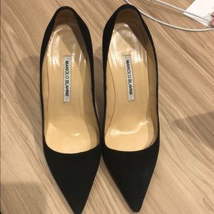 Manila Blahnik pointy toed heels sz 38